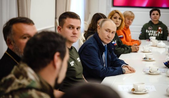 Путин посетил Курскую область