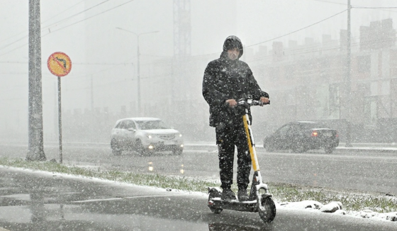Гидрометцентр прогнозирует мокрый снег в Москве