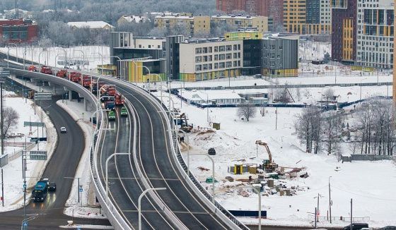 В Москве открыт дублёр Калужского шоссе в Коммунарке