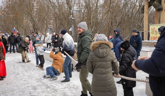 Патриотическая акция в парке «Яуза» станет частью фестиваля «Зима в Москве»
