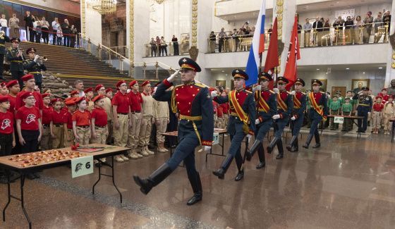 Торжественное посвящение в юнармейцы пройдет в Музее Победы