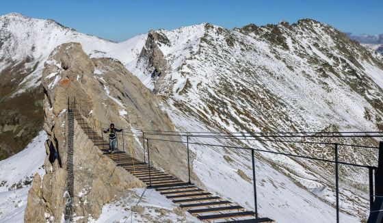 На курорте "Архыз" открылся самый высокий подвесной мост в России