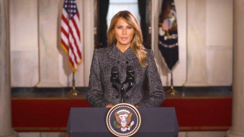 Жена Дональда Трампа обратилась к американцам