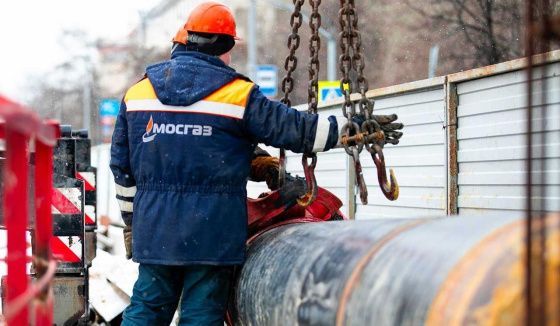 Строительство нового газопровода началось на востоке Москвы