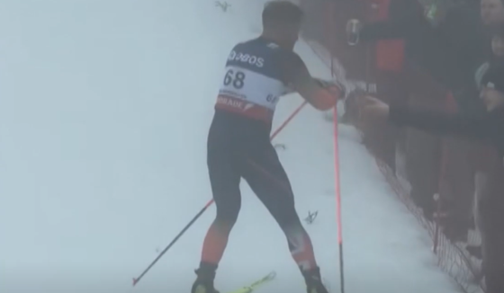 Британский лыжник напился во время гонки на Кубке мира