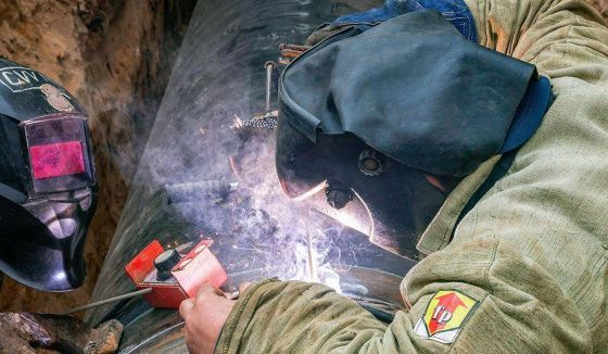 В Москве строят газопровод высокого давления для индустриального парка
