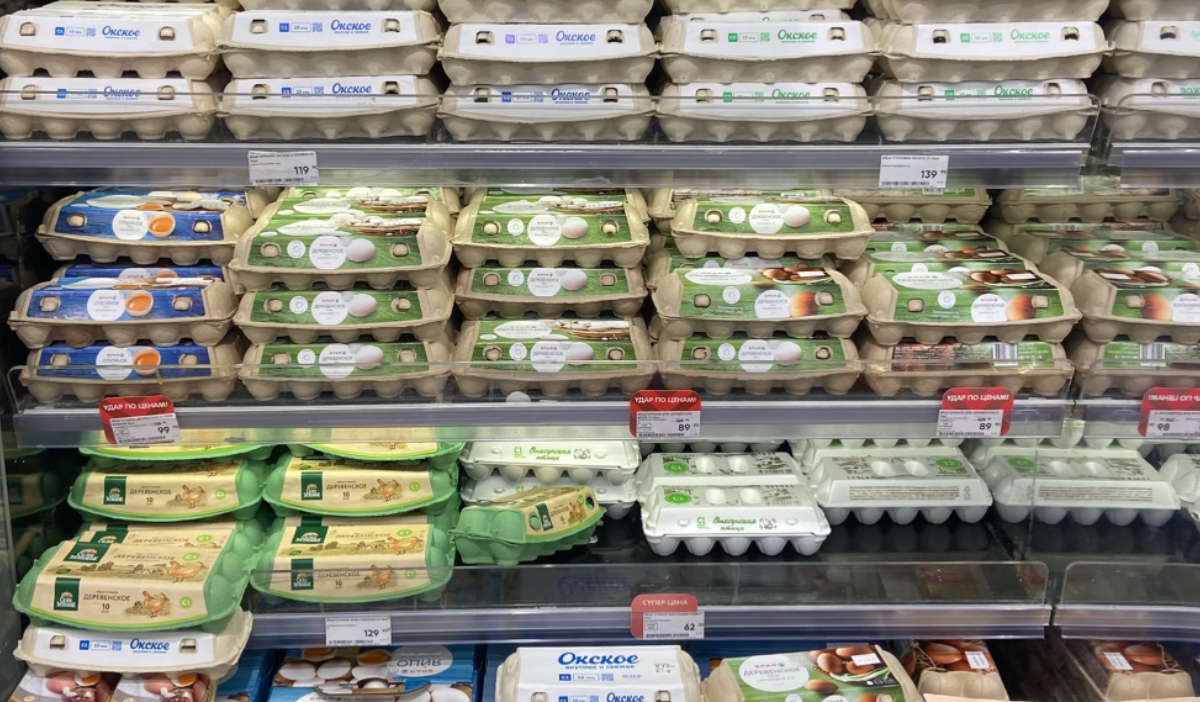 Росстат: В Пермском крае на 6,4% подорожали куриные яйца