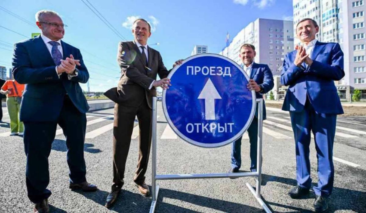 Запущено движение по новой дороге «Западный обход Мурино»