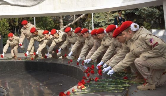 Ростов поддержал Всероссийскую акцию «Марш Знамени Победы»