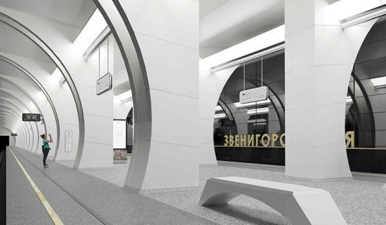 На станции "Звенигородская" в Москве начался монтаж эскалаторов