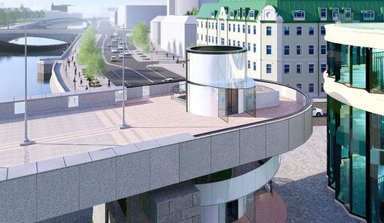 Новый сход с Патриаршего моста построят над Водоотводным каналом