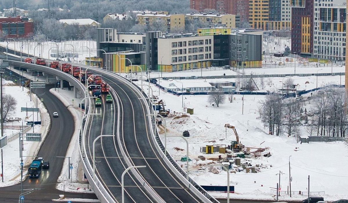 В Москве открыт дублёр Калужского шоссе в Коммунарке