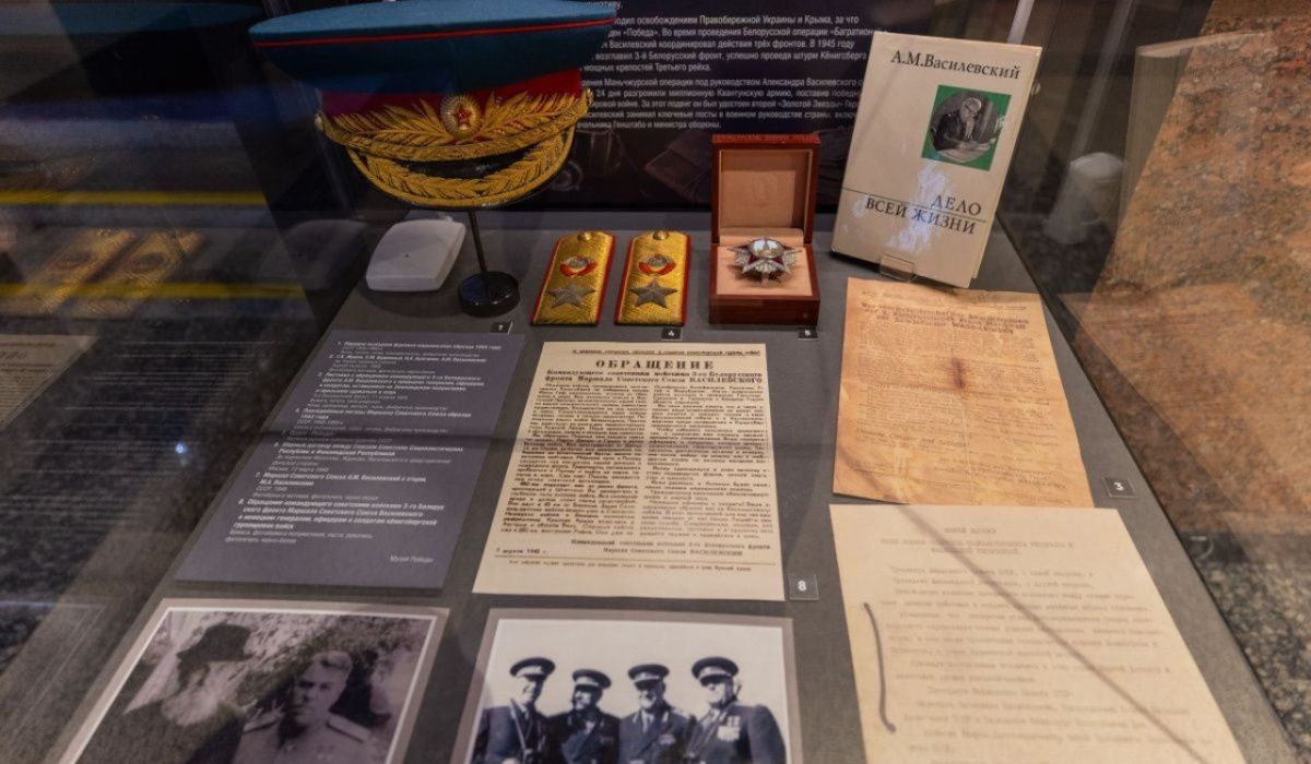 Выставка в Музее Победы к 130-летию маршала Александра Василевского